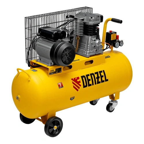 Компрессор воздушный BCI2300/100, ременный привод, 2.3 кВт, 100 литров, 400 л/мин Denzel по ценам производителя в Воронеже с доставкой по всей России