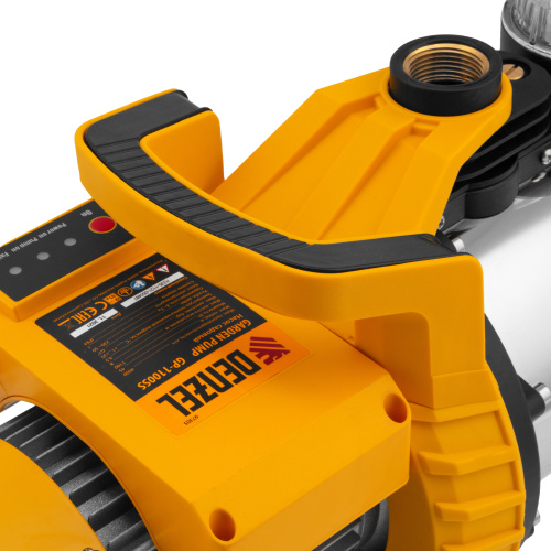 Садовый поверхностный насос GP1100SS, 1100 Вт, 4000 л/ч, подъем 45 м, пластик Denzel по ценам производителя в Воронеже с доставкой по всей России