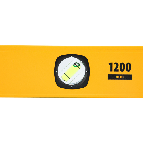 Уровень алюминиевый, магнит, фрезерованный, 3 глазка (1 зеркал.) 0,5 мм/м, 1200 мм Denzel по ценам производителя в Воронеже с доставкой по всей России