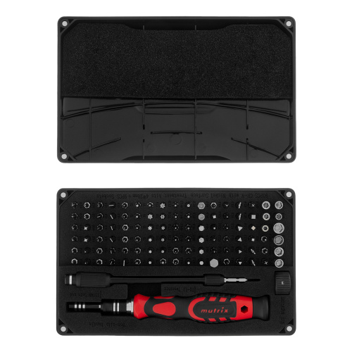 Набор для точных работ 107 в 1, универсальный, сталь CrV Matrix по ценам производителя в Воронеже с доставкой по всей России