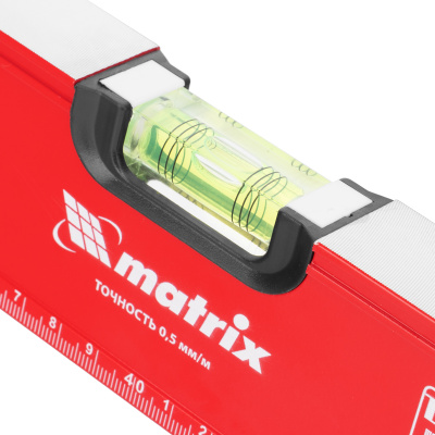 Уровень алюминиевый, фрезерованный, 3 глазка, рукоятки, 800 мм Matrix по ценам производителя в Воронеже с доставкой по всей России