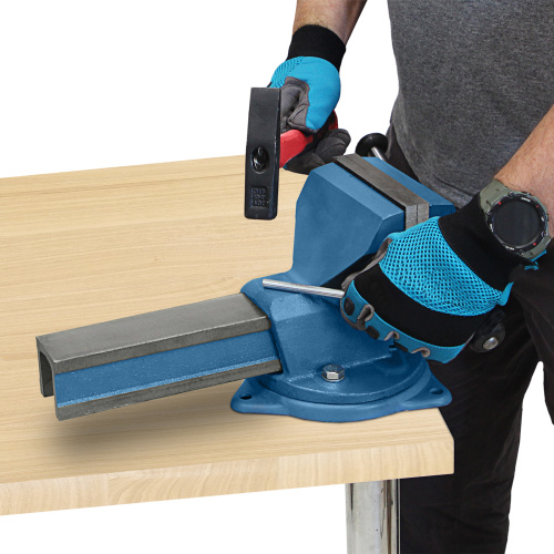 Тиски слесарные, 140 мм, поворотные (Глазов) по ценам производителя в Воронеже с доставкой по всей России