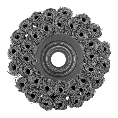 Щетка для УШМ, 75 мм, М14, "чашка", двухрядная, крученая проволока 0.35 мм Matrix по ценам производителя в Воронеже с доставкой по всей России