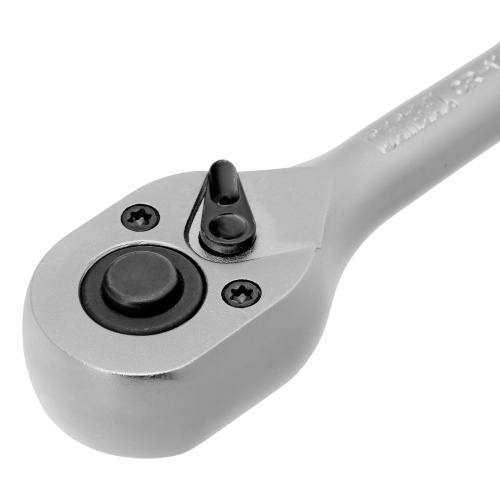 Ключ-трещотка 1/4", 90 зубьев, с быстрым сбросом, CrV Denzel по ценам производителя в Воронеже с доставкой по всей России