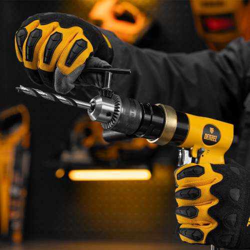 Пневматическая дрель PD500, 500 об/мин, 114 л/мин, 13 мм Denzel по ценам производителя в Воронеже с доставкой по всей России