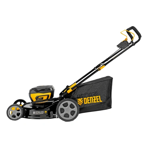 Газонокосилка аккумуляторная бесщет. DLM-460, 460 мм, травосб. 65 л., Li-Ion, 40 В Denzel по ценам производителя в Воронеже с доставкой по всей России