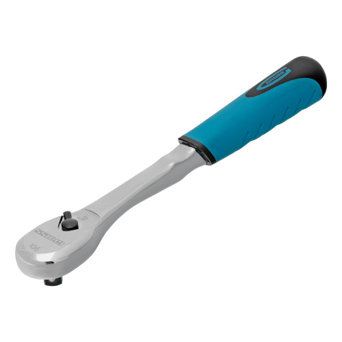 Ключ-трещотка 3/8", CrV, 90 зубьев, усиленный, хром Gross по ценам производителя в Воронеже с доставкой по всей России