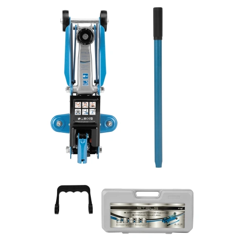 Домкрат гидравлический подкатной, 2 т, h подъема 140-340 мм, в кейсе Stels по ценам производителя в Воронеже с доставкой по всей России