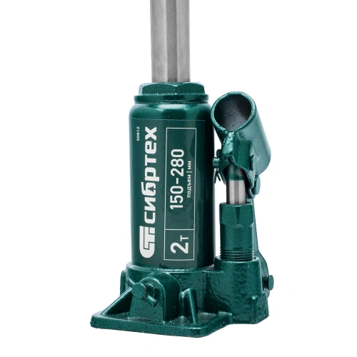 Домкрат гидравлический бутылочный, 2 т, 150-280 мм, в пласт. кейсе Сибртех по ценам производителя в Воронеже с доставкой по всей России