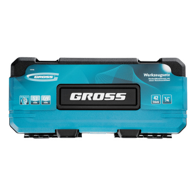 Набор инструментов, 1/4", CrV, 120 зубьев, 42 предмета Gross по ценам производителя в Воронеже с доставкой по всей России