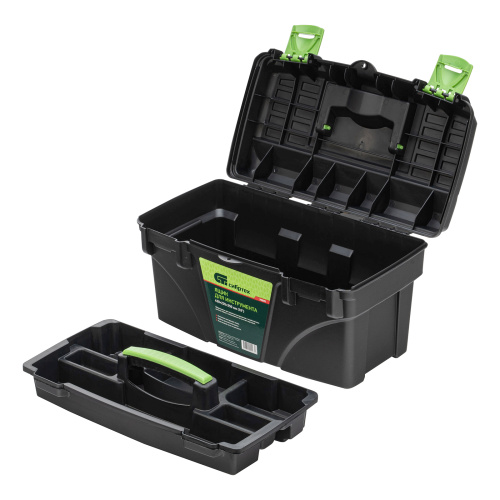 Ящик для инструмента, 430 х 235 х 250 мм, 18", пластик Сибртех по ценам производителя в Воронеже с доставкой по всей России