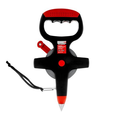 Рулетка геодезическая, 30 м х 12,5 мм, металлическая лента, открытый корпус Matrix по ценам производителя в Воронеже с доставкой по всей России