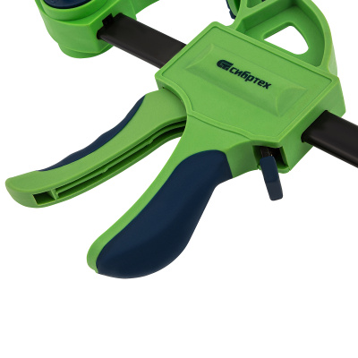 Струбцина F-образная, быстрозажимная, 450 х 70 х 660 мм, пластиковый корпус, фиксатор, двухкомпонентная рукоятка Сибртех по ценам производителя в Воронеже с доставкой по всей России