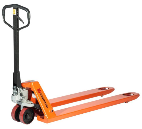 Гидравлическая тележка (рокла) ACR, 2,5 т, Вилы: 1500 Х 550, Сибталь, полиуретановые колеса по ценам производителя в Воронеже с доставкой по всей России