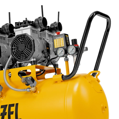 Компрессор безмасляный, малошумный DLS 3300/100, 3300 Вт,3x1100, 100 л, 570 л/мин ,блок управления Denzel по ценам производителя в Воронеже с доставкой по всей России