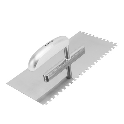 Гладилка из нержавеющей стали, 280 х 130 мм, деревянная ручка, зуб 6 х 6 мм Matrix по ценам производителя в Воронеже с доставкой по всей России