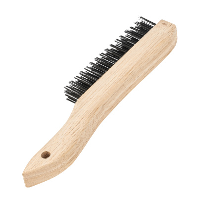 Щетка зачистная четырехрядная, закаленная прямая проволока с деревянной ручкой Сибртех по ценам производителя в Воронеже с доставкой по всей России