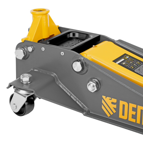 Домкрат гидравлический подкатной, 3 т, 125-470 мм, быстрый подъем, проф. Denzel по ценам производителя в Воронеже с доставкой по всей России