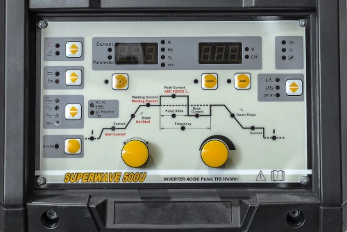 Аппарат аргонодуговой сварки HUGONG SUPERWAVE 500U (без БО и тележки) купить в Москве с доставкой по всей России | ProtosMarket.ru