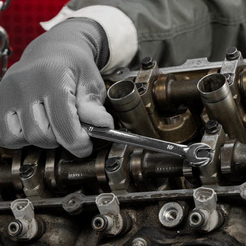 Набор ключей рожковых 12 шт, (6-32мм) CrV, EllipticaL зеркальное хромирование Matrix по ценам производителя в Воронеже с доставкой по всей России