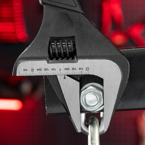 Ключ разводной, тонкие губки, фосфатированный, двухкомпонентная рукоятка, 300 мм, PRO Matrix по ценам производителя в Воронеже с доставкой по всей России