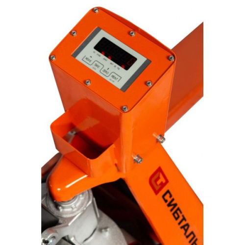 Гидравлическая тележка (рокла) ACR-ES c весами, 2,5 т, Вилы: 1150 Х 550, СибТаль, полиуретановые колеса по ценам производителя в Воронеже с доставкой по всей России