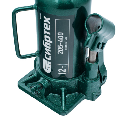 Домкрат гидравлический бутылочный, 12 т, 205-400 мм Сибртех по ценам производителя в Воронеже с доставкой по всей России