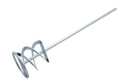 Миксер для красок и штукатурных смесей, 80 х 400 мм, оцинкованный, шестигранный хвостовик 8 мм Denzel по ценам производителя в Воронеже с доставкой по всей России