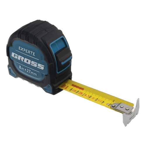 Рулетка Experte,8 м x 27 мм,двухкомпонентный корпус,магнит,двухсторонняя разметка,нейлон Gross по ценам производителя в Воронеже с доставкой по всей России