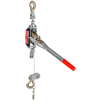 Лебедка рычажная, тяга 2 т, подъем 0.8 т, одинарное храповое колесо Matrix по ценам производителя в Воронеже с доставкой по всей России