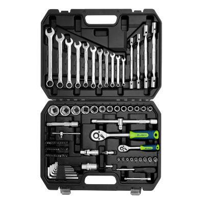Набор инструментов, 1/2", 1/4", пластиковый кейс 89 предметов Сибртех по ценам производителя в Воронеже с доставкой по всей России