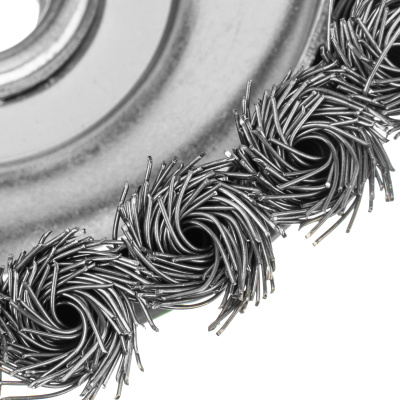 Щетка для УШМ, 125 мм, М14, "чашка", крученая металлическая проволока Сибртех по ценам производителя в Воронеже с доставкой по всей России