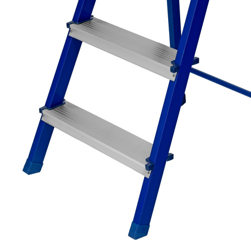 Стремянка, 3 ступени, стальной профиль, алюминиевые ступени Сибртех по ценам производителя в Воронеже с доставкой по всей России