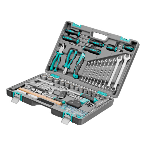 Набор инструментов, 1/2", 1/4", CrV, пластиковый кейс 98 предметов Stels по ценам производителя в Воронеже с доставкой по всей России