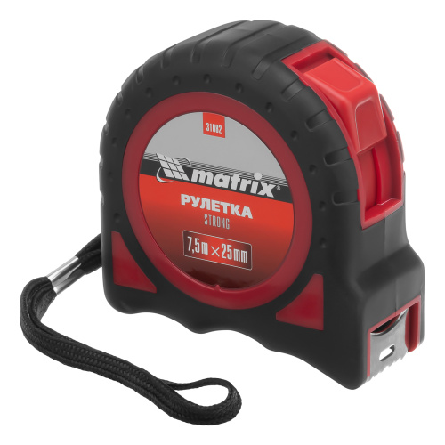 Рулетка Strong,7,5 м х 25 мм,обрезиненный корпус Matrix по ценам производителя в Воронеже с доставкой по всей России