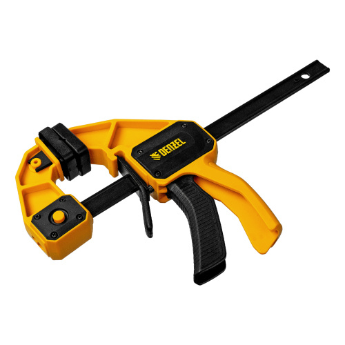 Струбцина F-образная, быстрозажимная, 150 х 80 мм, усиленный нейлоновый корпус Denzel по ценам производителя в Воронеже с доставкой по всей России