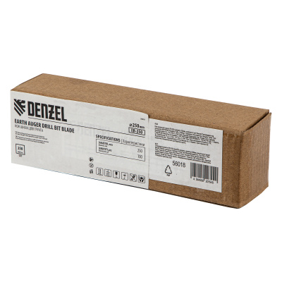 Нож шнека для грунта ER-250, диаметр 250 мм, комплект 2 шт Denzel по ценам производителя в Воронеже с доставкой по всей России