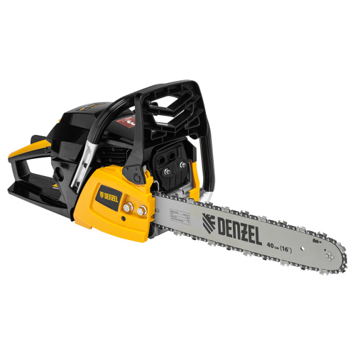 Пила цепная бензиновая DGS-4516, шина 40 см, 45 см3, 3 л.с, шаг 3/8, паз 1.3 мм, 57 звеньев Denzel по ценам производителя в Воронеже с доставкой по всей России