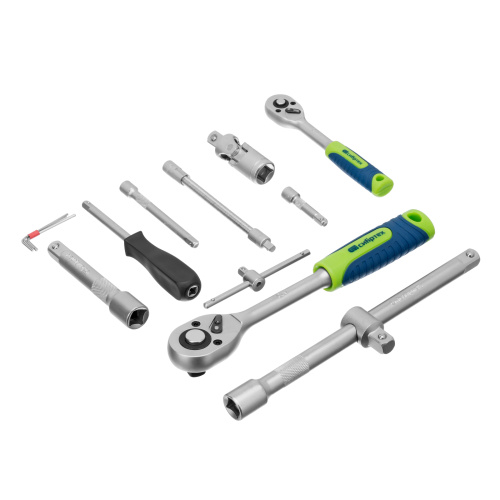 Набор инструментов, 1/2", 1/4", пластиковый кейс, 94 предмета// Сибртех по ценам производителя в Воронеже с доставкой по всей России