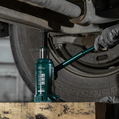 Домкрат гидравлический бутылочный, 10 т, 190-370 мм Сибртех по ценам производителя в Воронеже с доставкой по всей России