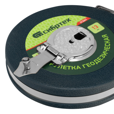 Рулетка геодезическая 20 м х 13 мм, закрытый корпус, фибергласовая лента Сибртех по ценам производителя в Воронеже с доставкой по всей России