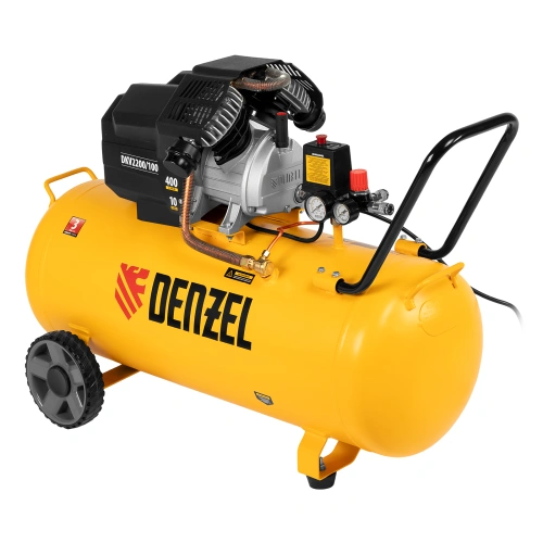 Компрессор воздушный DKV2200/100, Х-PRO 2.2 кВт, 400 л/мин, 100л Denzel по ценам производителя в Воронеже с доставкой по всей России