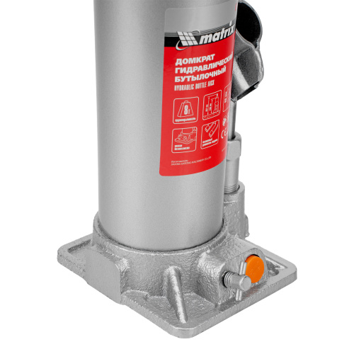 Домкрат гидравлический бутылочный, 8 т, h подъема 230-457 мм Matrix по ценам производителя в Воронеже с доставкой по всей России