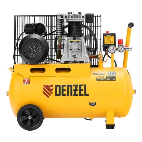 Компрессор воздушный BCI2300/50, ременный привод, 2.3 кВт, 50 литров, 400 л/мин Denzel по ценам производителя в Воронеже с доставкой по всей России