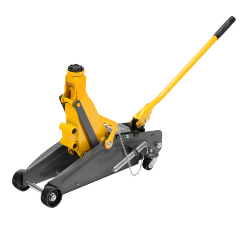 Домкрат гидравлический подкатной с фиксатором, 2,8 т, 135-385 мм Denzel по ценам производителя в Воронеже с доставкой по всей России