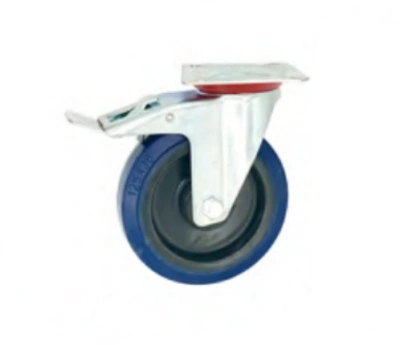 Колесо поворотное резина SRCLb 93 75 мм с тормозом (F) по ценам производителя в Воронеже с доставкой по всей России