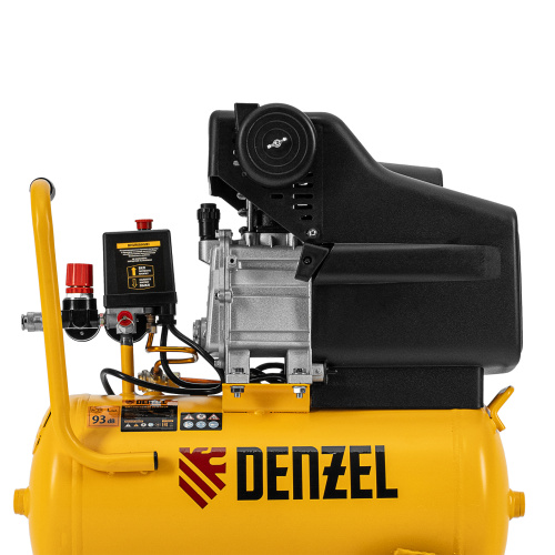 Компрессор воздушный DC1500/24, прямой привод, 1.5 кВт, 24 литра, 220 л/мин Denzel по ценам производителя в Воронеже с доставкой по всей России