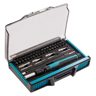 Отвертка с набором бит и торцевых головок для точных работ, гибкий привод, 48 шт, CrMo Gross по ценам производителя в Воронеже с доставкой по всей России