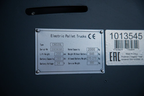 Тележка электрическая 2000 кг 1150 мм XILIN CBD20L с закрытой платформой 24/280 В/Ач по ценам производителя в Воронеже с доставкой по всей России