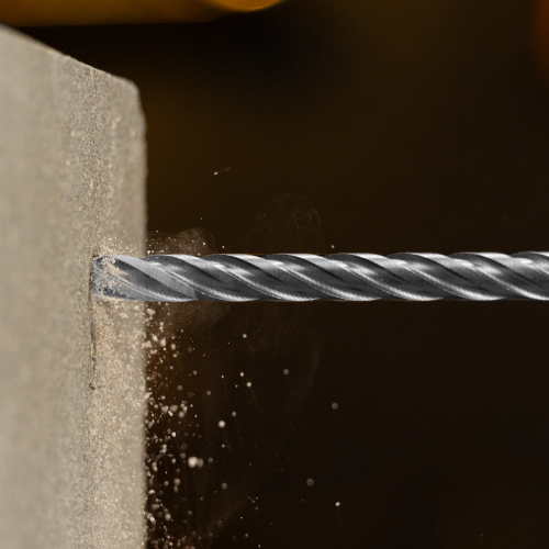 Бур по бетону, цельная крестовая пластина, 10x215 мм, SDS PLUS Denzel по ценам производителя в Воронеже с доставкой по всей России